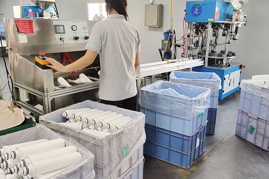 Automated cartridge assembly line at XZH factory