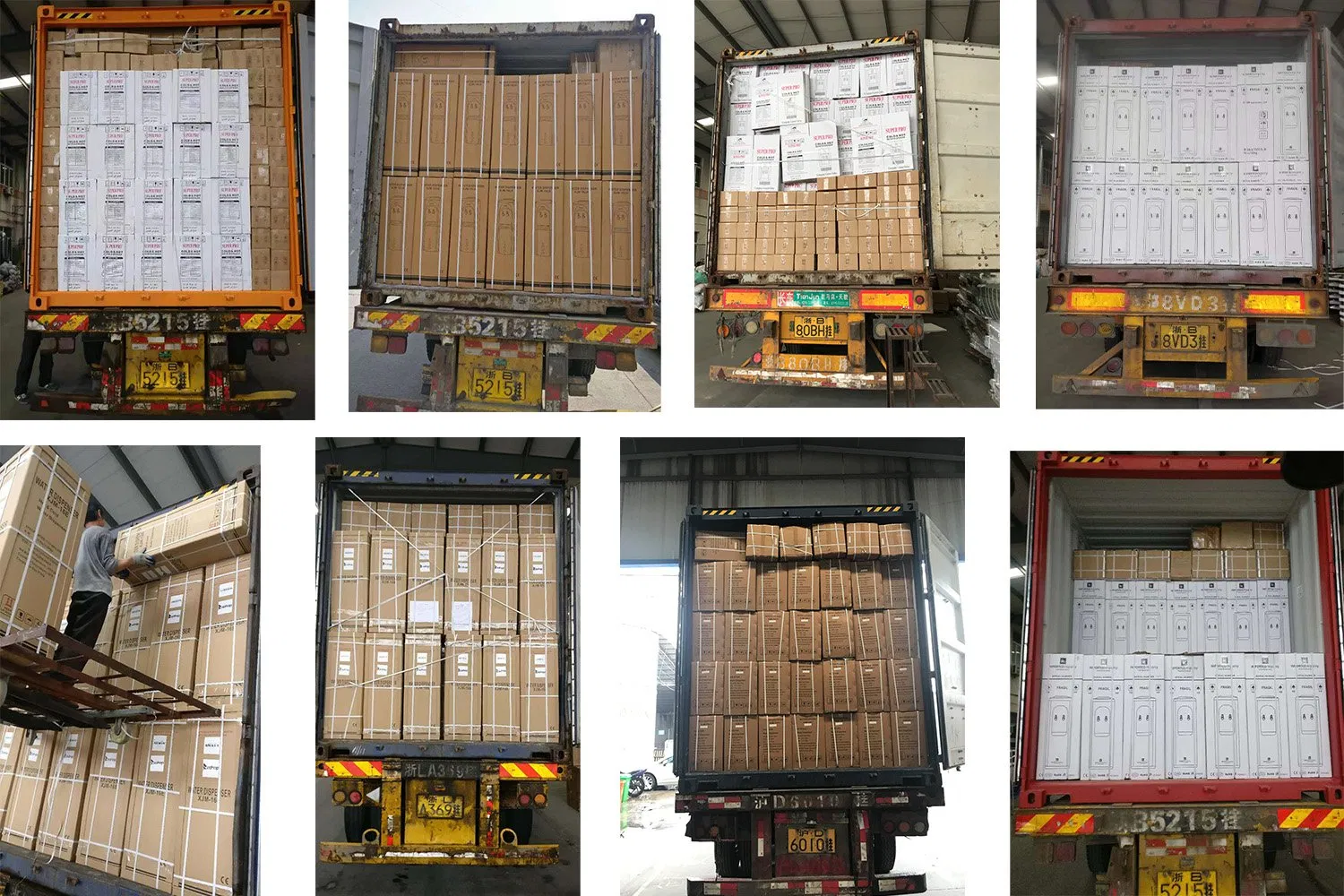 Container loading for export to Russia and CIS