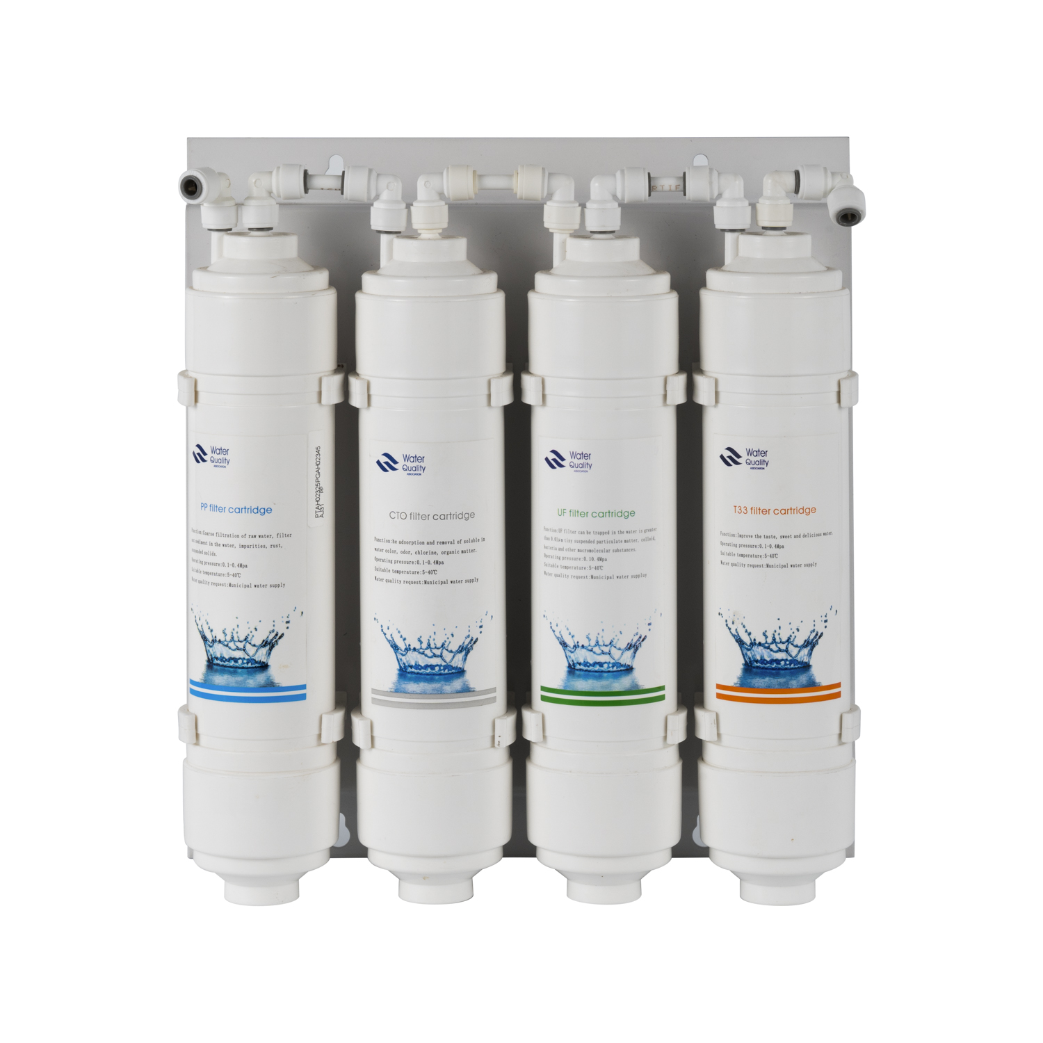 Water filter cartridge replacement — multi-stage filtration system for restaurant and foodservice use